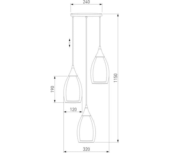 Потолочный светильник Eurosvet 50085/3 хром a049527