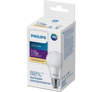 Светодиодная лампа Philips Груша E27 11W - 95W теплый свет Ecohome 929002299567