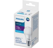 Светодиодная лампа Philips Груша E27 11W - 95W холодный свет Ecohome 929002299867