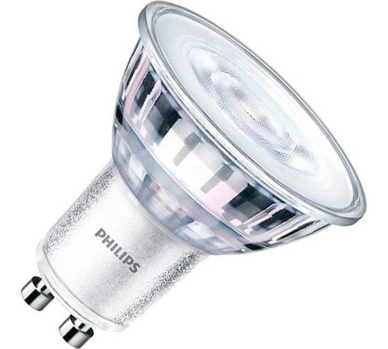 Светодиодная лампа PHILIPS GU10 4.6W = 50W теплый свет Essential 929001215208