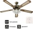 Люстра вентилятор DREAMFAN Classic REG 132 90101DFN 5