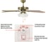 Люстра вентилятор DREAMFAN Classic REG 132 90101DFN 7