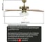Люстра вентилятор DREAMFAN Classic REG 132 90101DFN 13