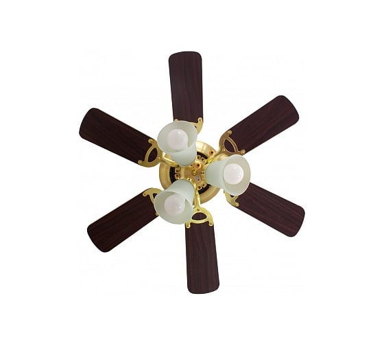 Люстра вентилятор DREAMFAN Fast Satin Brass REG 76 90109