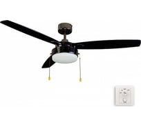 Люстра вентилятор DREAMFAN Fusion Black Chrome REG 132 90108