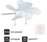 Люстра вентилятор DREAMFAN Smart White REG 76 90107DFN 5
