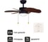 Люстра вентилятор DREAMFAN Turbo REG 76 90102DFN 5