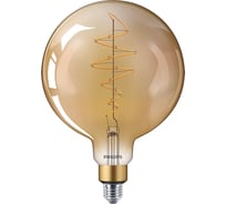 Светодиодная лампа PHILIPS очень теплый свет филаментная диммируемая Giant 929001873401