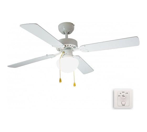 Люстра вентилятор DREAMFAN Vegas White REG 105 90105