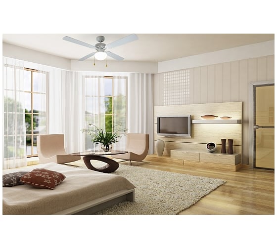 Люстра вентилятор DREAMFAN Vegas White REG 105 90105