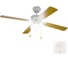 Люстра вентилятор DREAMFAN Vegas White REG 105 90105DFN 4