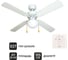 Люстра вентилятор DREAMFAN Vegas White REG 105 90105DFN 5