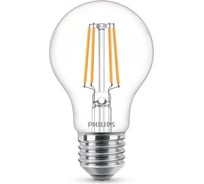 Филаментная светодиодная лампа PHILIPS E27 6W = 60W теплый свет 929001974513