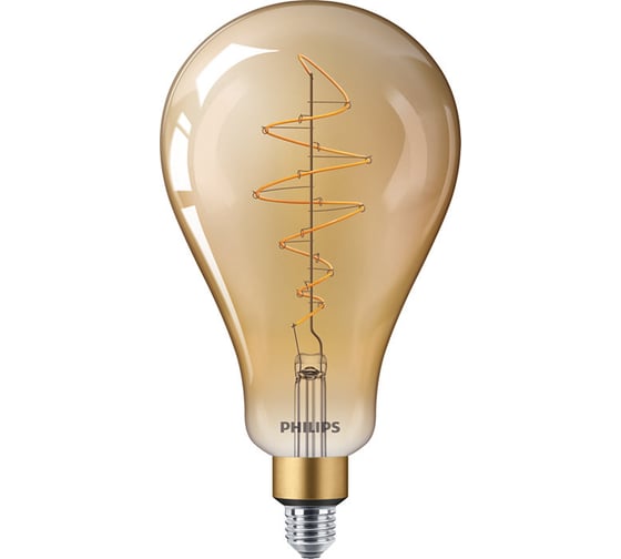 Светодиодная лампа PHILIPS E27 очень теплый свет филаментная диммируемая Giant 929001873501