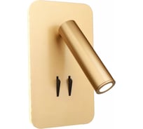 Светильник светодиодный накладной Elvan золотой c выключателем спот 6327-3W/6W-3000K-GD NLS-6327-3W+6W-WW-Gd