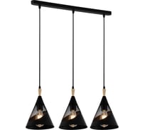 Подвесной светильник ReLuce 03250-3.9-03 BK+WOOD