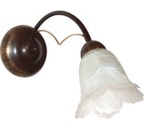 Светильник ЭЛЕТЕХ Магнолия 511 тёмно коричневый/золото (Плафон 62333) НББ 01-60-124 Е14 ИУ 1005403851