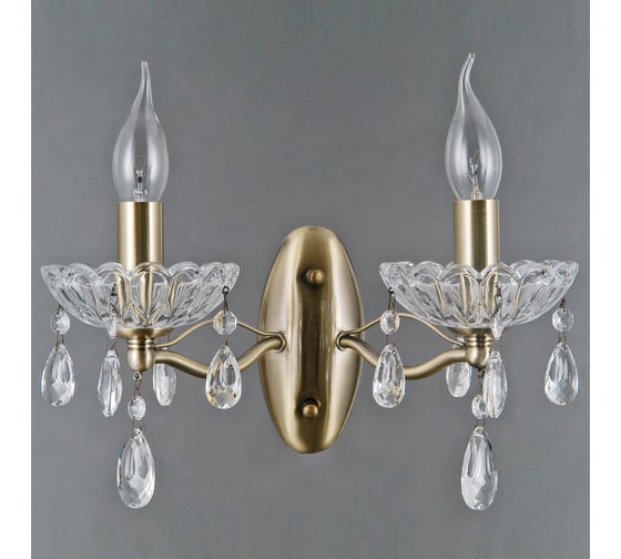 Бра ILLUMICO IL0265-2WSQ-24 AB CASTOR