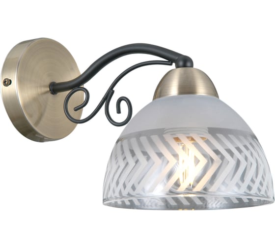 Бра ILLUMICO IL0435-1WSQ-24 BK AB SPICA