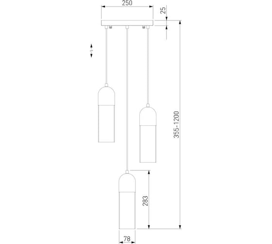 Подвесной светильник Eurosvet 50180/3 янтарный a052425