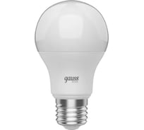 Лампа Gauss Basic A60 9,5W 800lm 3000K Е27 LED 1023210