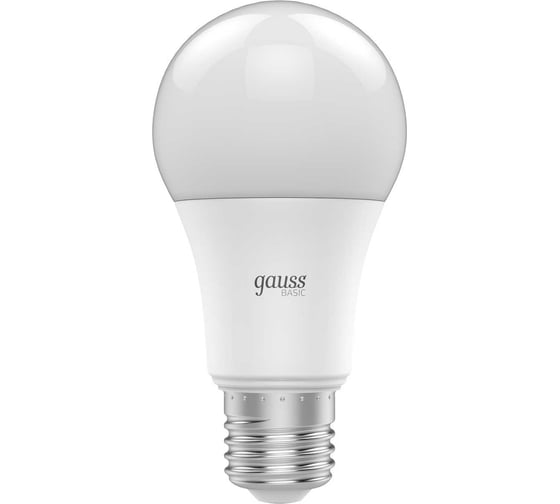 Лампа Gauss Basic A60, 13,5W, 1300lm, 4100K, Е27, LED, 1023224
