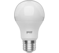 Лампа Gauss Basic A60, 11,5W, 1090lm, 4100K, E27, LED, 1/10/50 1023222
