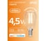 Лампа Gauss Filament ST45 Е14 4.5W 470lm 2700К LED 1141115 2