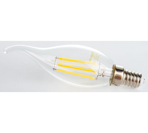 Лампа Gauss Basic Filament, свеча на ветру, 4,5W, 420lm, 4100К, Е14, LED 1041125