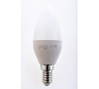 Лампа Gauss Basic, свеча, 5,5W, 420lm, 4100K, E14, LED, 1033126