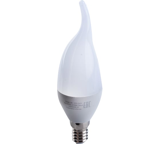 Лампа Gauss Basic Свеча на ветру 5,5W 420lm 4100K E14 LED 1034126