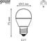 Лампа Gauss Basic, шар, 7,5W, 670lm, 3000K, E27, LED, 1053218 6