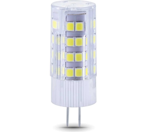 Лампа Gauss Elementary, G4, 12V, 4W, 400lm, 4100K, керамика LED 10724
