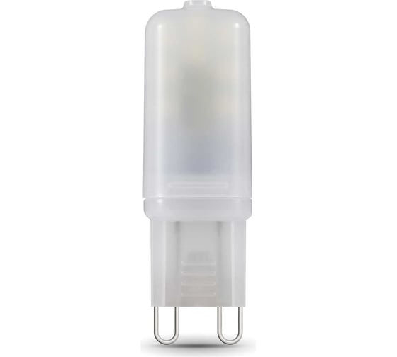 Лампа Gauss Elementary G9, AC220-240V, 3W, 240lm, 4100K, пластик, LED 14923