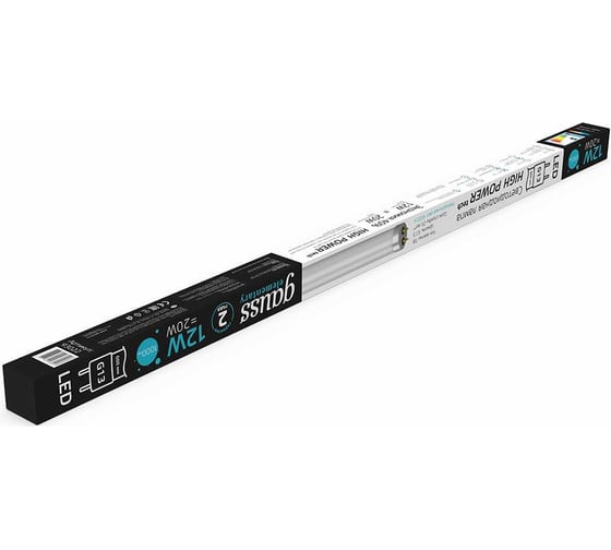 Лампа Gauss Elementary T8, 12W, 1000lm, 4000K, G13, 600mm, стекло, LED, 1/20 93022