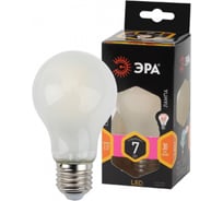 Светодиодная филаментная лампа ЭРА F-LED A60-7W-827-E27 матовая, frost Б0035031