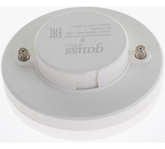 Лампа Gauss LED BASIC GX53 5,5W 440Лм 4100K 10849262