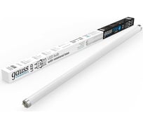 Лампа Gauss Elementary, T8, 20W, 1600lm, 6500K, G13, 1200mm, стекло, поворотная, LED, 1/30 93039-R