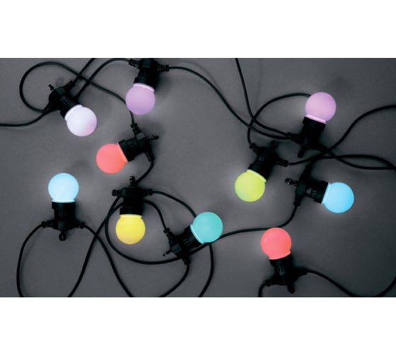 Гирлянда ЭРА ERABLMK52 Белт-лайт, набор, 5 м, 10 ламп, RGB LED Б0047956