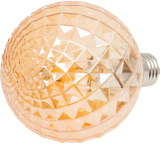Лампа IN HOME сд LED-GL95СR-deco gold 11Вт 230В E27 3000K 1040Лм кристалл золотистая 4690612056067