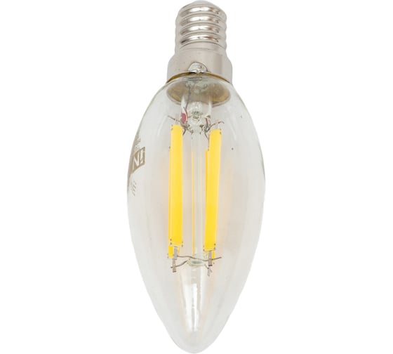 Лампа IN HOME сд LED-СВЕЧА-deco 15Вт 230В Е14 4000К 1455Лм прозрачная 4690612055954