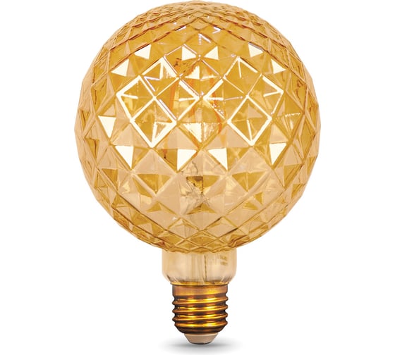 Лампа Gauss Filament G120, 4W, 380lm, 2400К, Е27, golden, LED 105802004