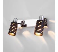 Настенный светильник Eurosvet 20090/2 черный/хром a050199