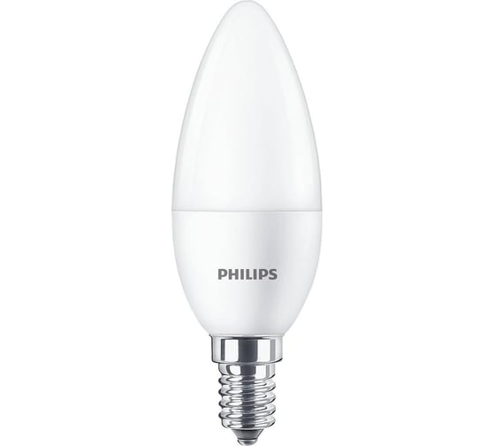 Светодиодная лампа Philips E14 8W - 90W нейтральный белый свет Essential 929001907717