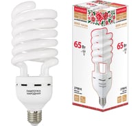 Люминесцентная лампа TDM ELECTRIC НЛ-HS-65 Вт-2700 К–Е27 SQ0347-0040