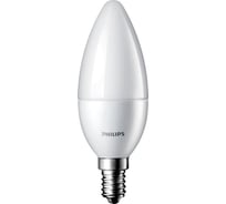Светодиодная лампа Philips E14 8W - 90W теплый белый свет Essential 929001325107