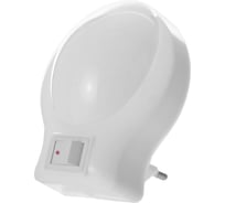 Ночник RISALUX пластик от сети Лунный свет белый 9x7х3,5 см 2553340