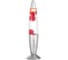 Светильник RISALUX настольный металл, стекло, воск Лава Е14 25-35W серебро 34x8,5x8,5 см 3484018 1