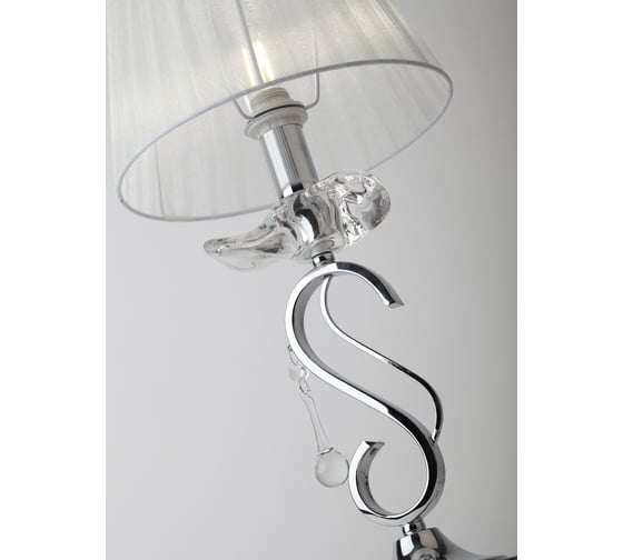Настольная лампа Rivoli 3020601 Congelato T1 CR 1хE14 40W Б0038045