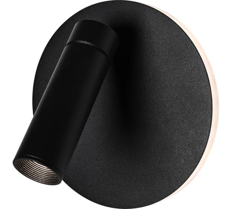 Декоративная подсветка светодиодная ЭРА EDGAR WL55 BK для интерьера COB 5Вт/SMD 7Вт 4000К черный IP20 Б0062917